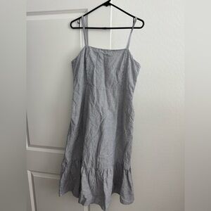 Gap striped midi dress